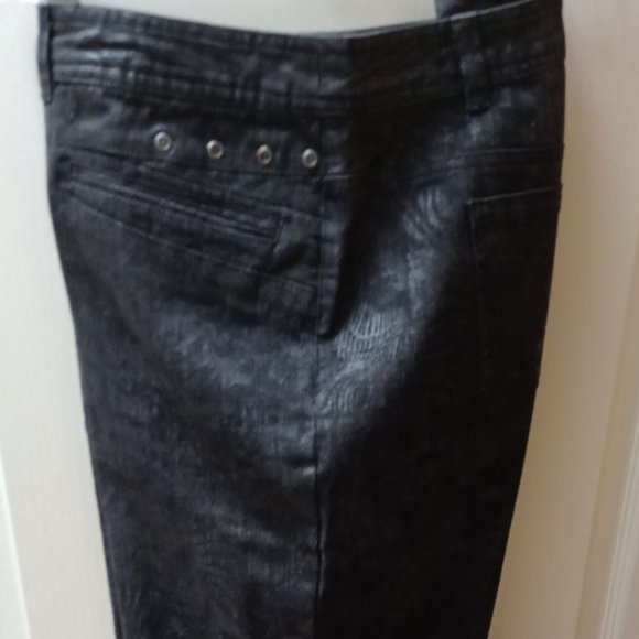Charcoal Patterned Jeans - lanalee - Picture 1 of 9